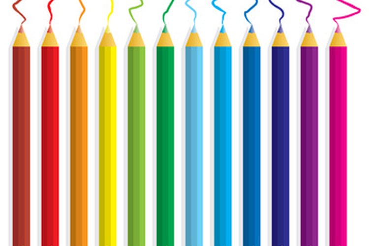 Lápices de color.
