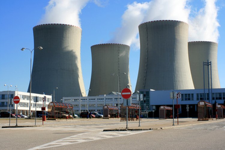 Planta de energía nuclear.