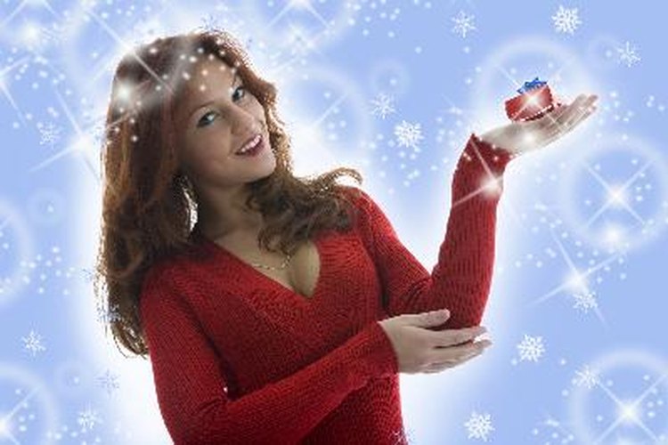 A las mujeres de todas las edades les encanta recibir regalos.