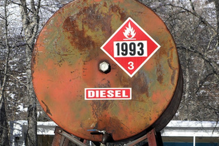 Los tanques de almacenamiento de diesel deben estar etiquetados adecuadamente como combustible.