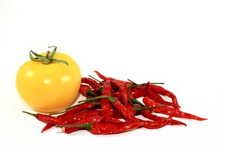 Los tomates y pimientos necesitan mucho sol y un suelo bien drenado.