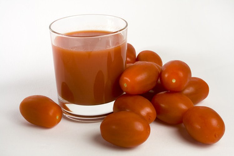 Jugo de tomate.