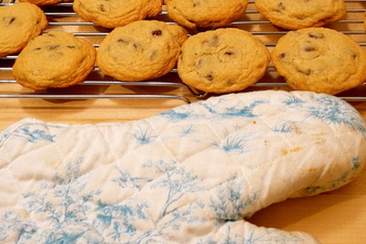 Las galletas con chips de chocolate tardan 7 minutos en cocinarse en un horno de convección.