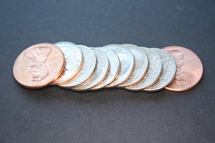 Enseña a contar con monedas.