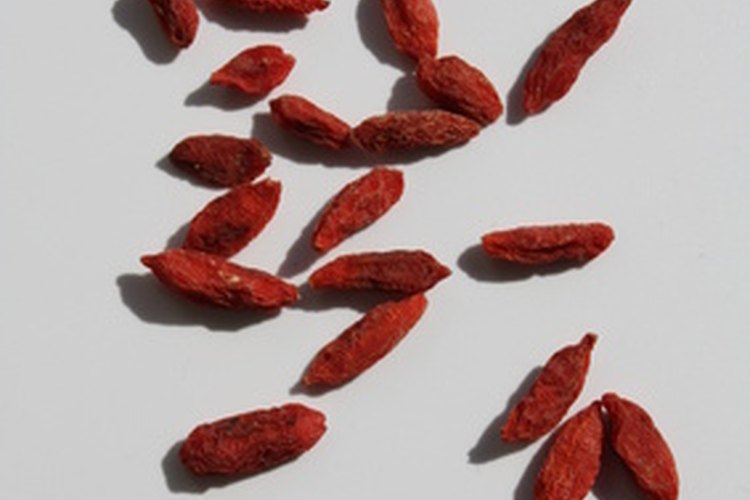 Las bayas de Goji están disponibles más frecuentemente deshidratadas.