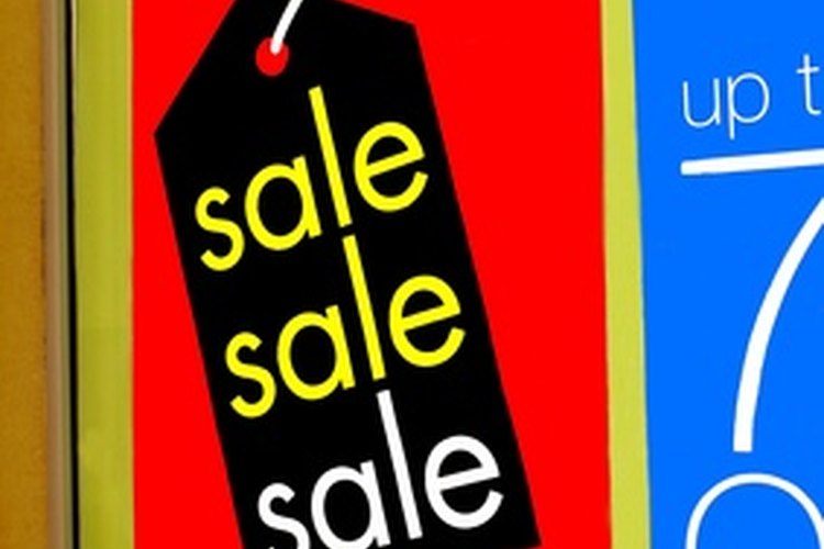 Las ventas ayudan a dirigir el tráfico de la tienda.