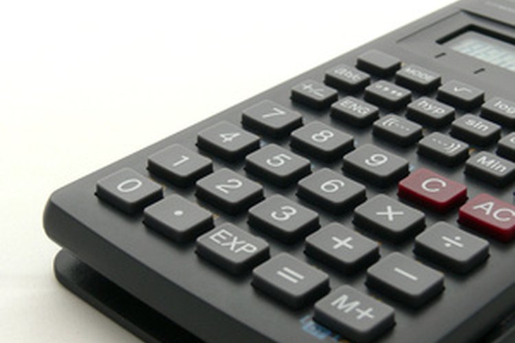 Una calculadora.
