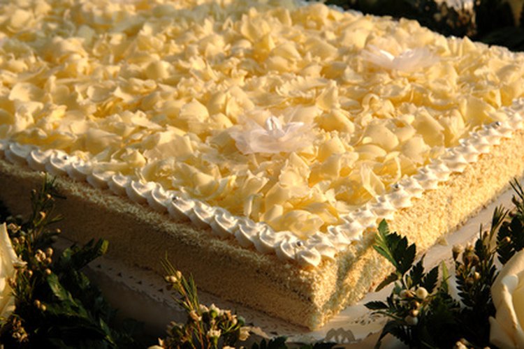Haz un pastel de harina.