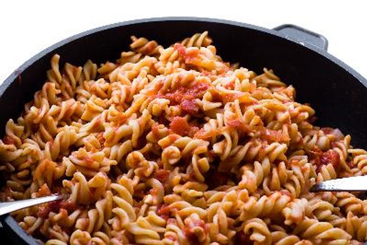 La pasta siempre es una cena favorita de todos.
