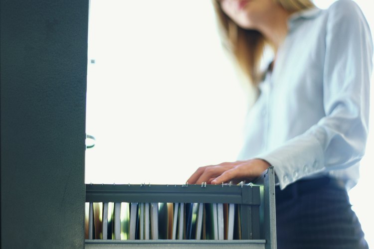 Los archivadores son muy comunes en los lugares de trabajo.