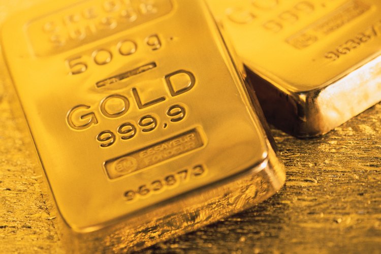 Barras de oro.