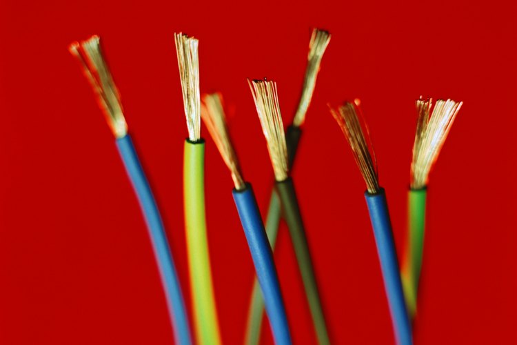 Diferentes calibres de cables están clasificados para amperajes diferentes.