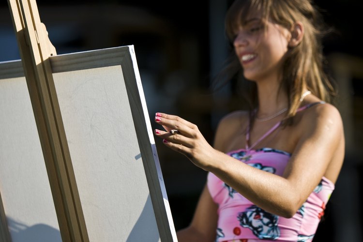 Existen artistas que hacen retratos rápidos.