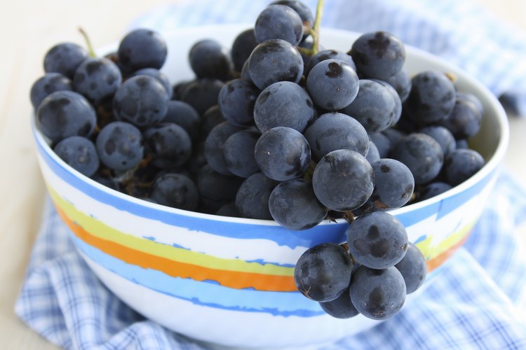Bol de uvas.