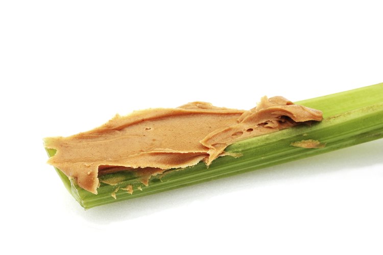 Mantequilla de cacahuate y apio