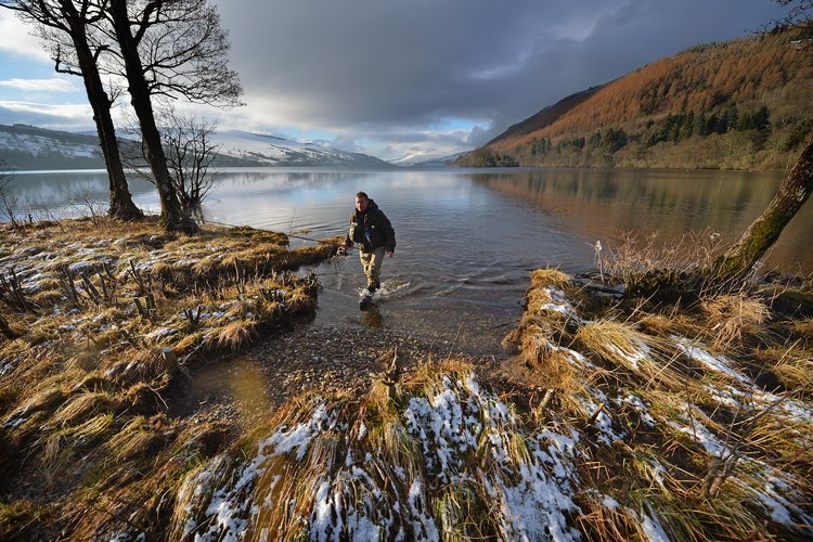 Pesca en el Río Tay en Kernmore.