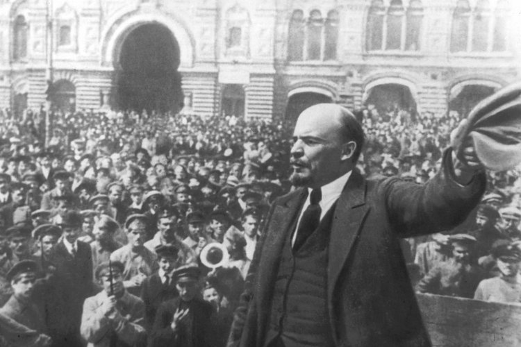 Lenin fue uno de los grandes líderes de la Revolución Rusa.