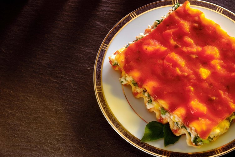 La lasaña es una opción para tu primo piatto, o primer plato.