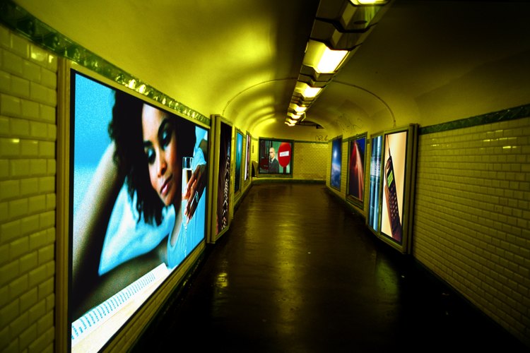Carteles publicitarios en Nueva York.