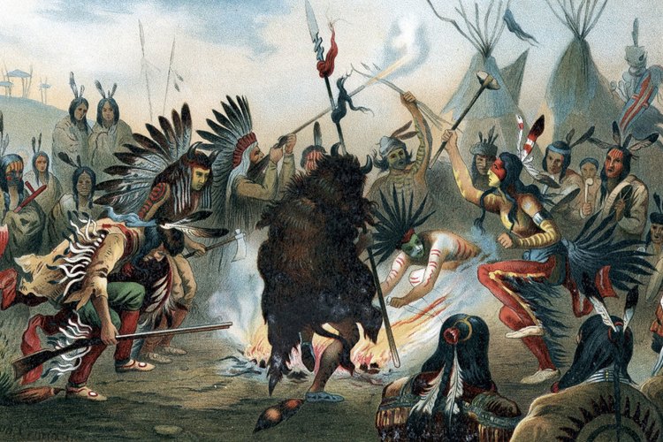La nación Sioux una vez cubrió y llego a ocupar una extensa zona de las grandes llanuras.