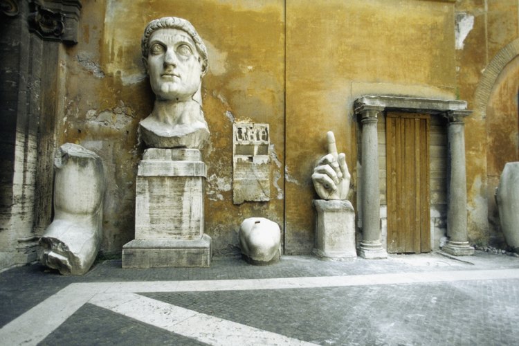 No intactas, pero bastante famosas son estas piezas de la Antigua Roma.