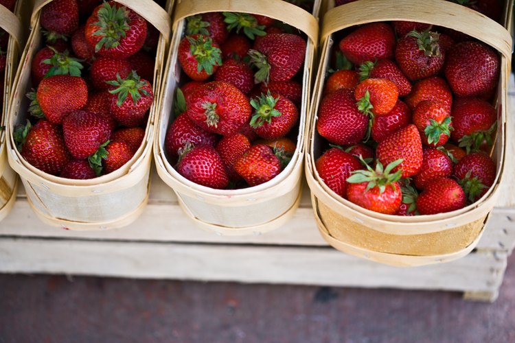 Deliciosas fresas maduras.