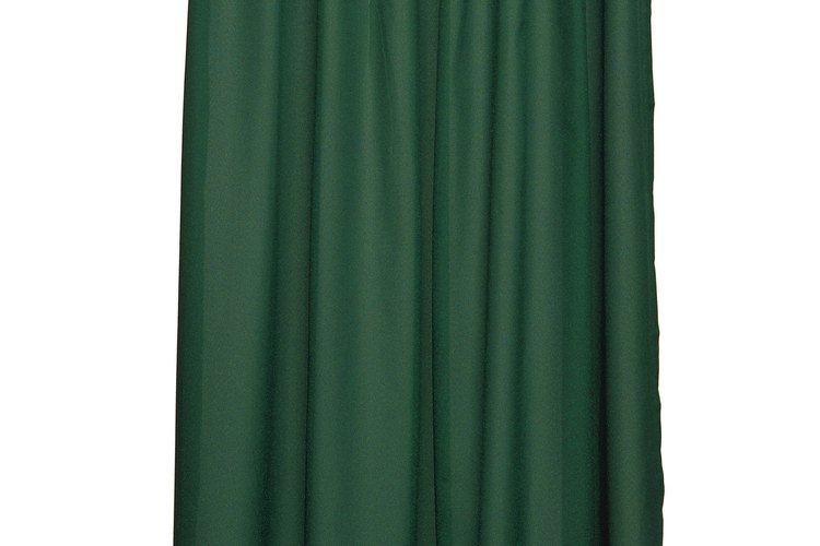 Cortinas de un tono frío.