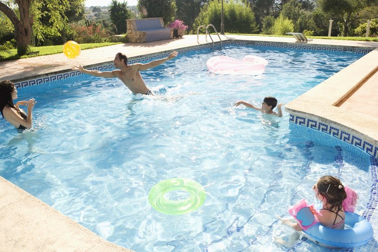 En la piscina podrán refrescarse y al mismo tiempo divertirse.