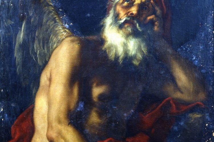 La esposa de Cronos, Rea, dio a luz a los primeres olímpicos, que más tarde lo destruirían.