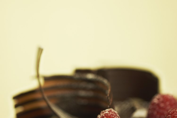 El ganache puede ser usado para rellenar o glasear pasteles.