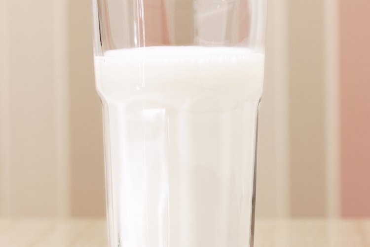 Vaso de leche.
