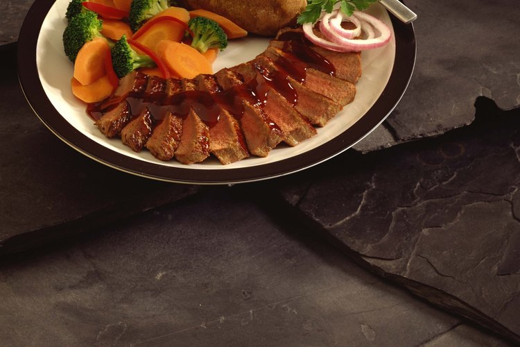 Bistec frito en mantequilla.