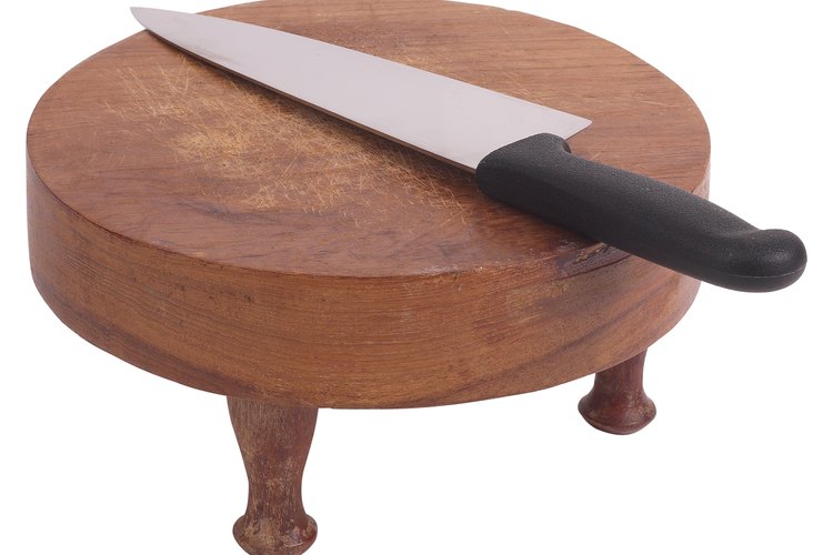 Las tablas de cortar necesitan un engrase regular.