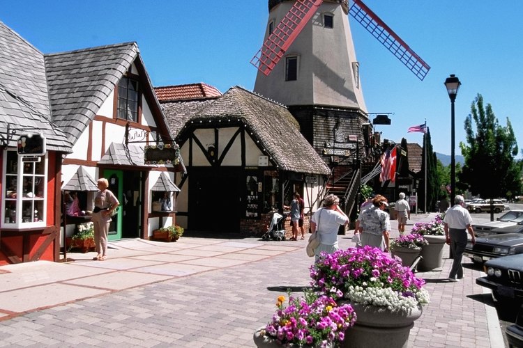 Solvang, California, tiene una arquitectura de estilo danés.