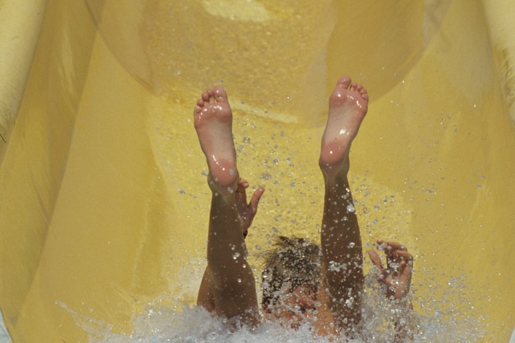 Los parques acuáticos hacen de las Poconos un destino popular de clima templado.