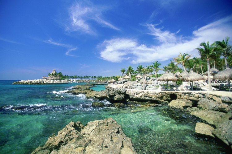 Laguna en México.