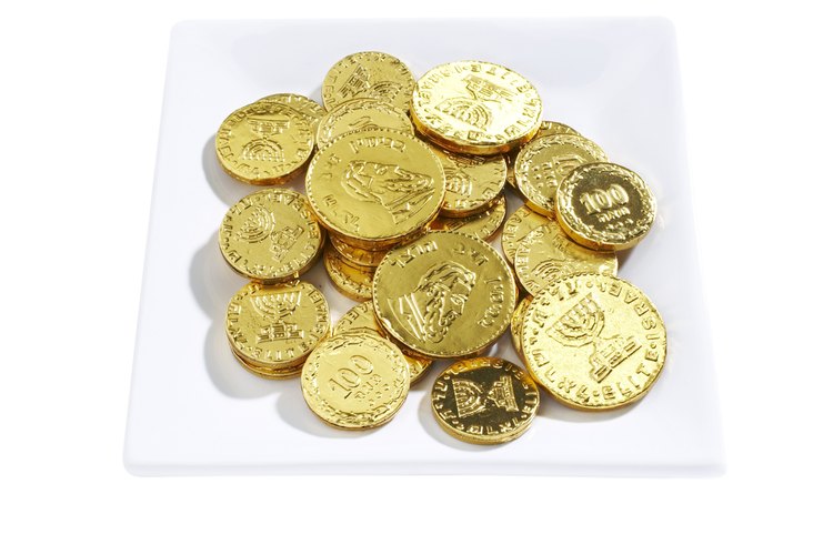 Las monedas de dulce son ideales para la lección del recaudador de impuestos.