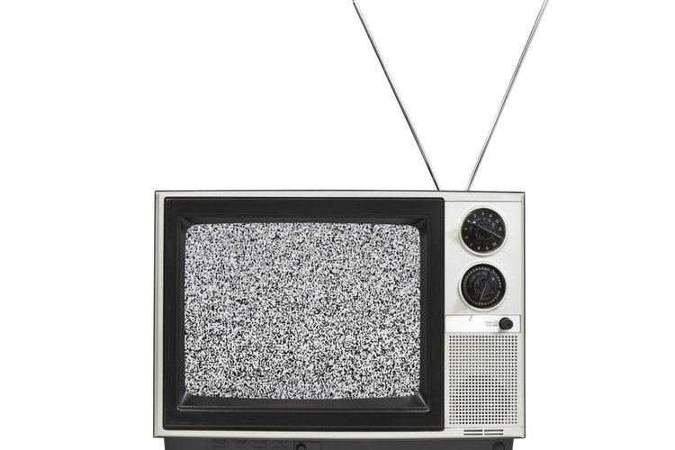 Televisor con antena.