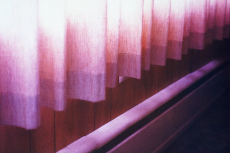 Cortinas de un tono cálido.