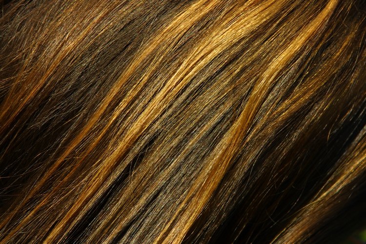 Añade dimensión a tu cabello con reflejos y mechones oscuros.
