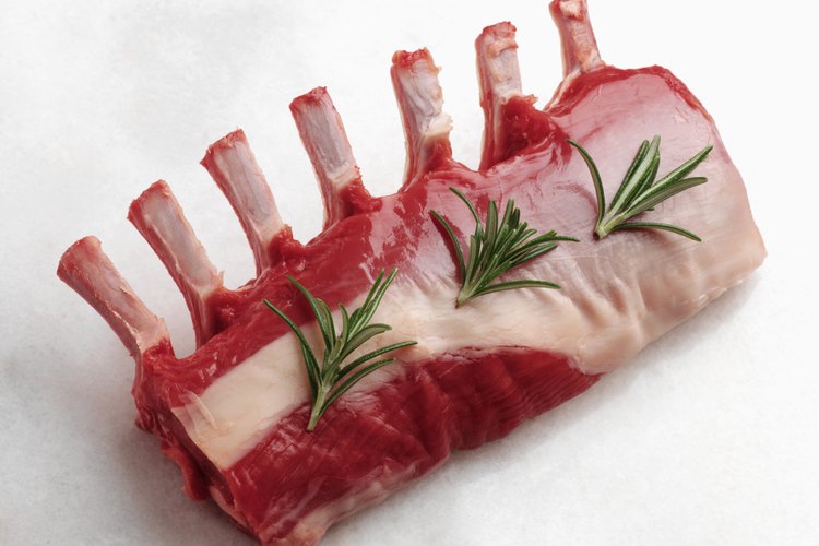 Costillar de cordero.