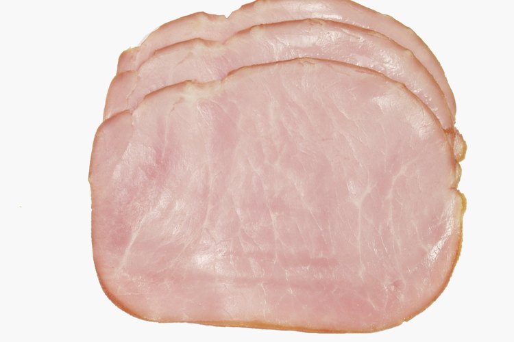 El jamón debería tener un color rosa o rosado.