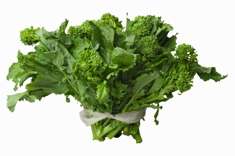 El brócoli rabé es más popular en la cocina italiana y china.