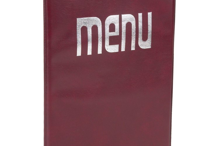 Crea un menú.