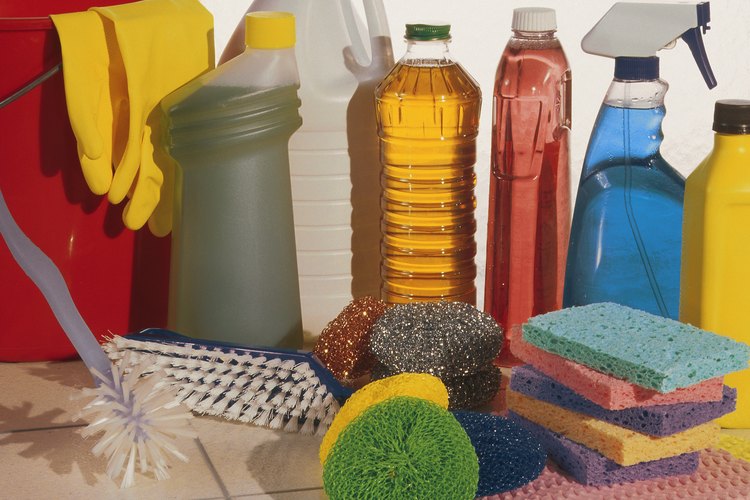 Muchos productos de limpieza contienen ácido sulfúrico.