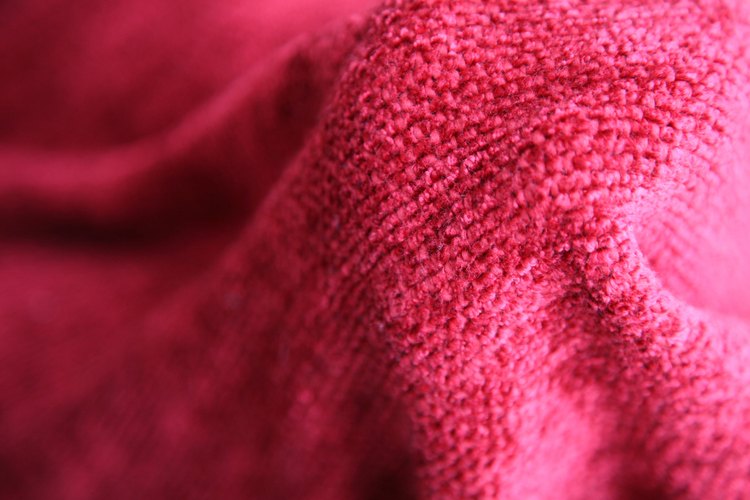 Las telas de chenille parecen de lana.