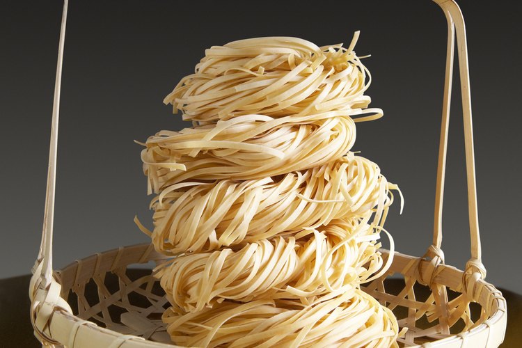 Congela fideos sin cocinar.
