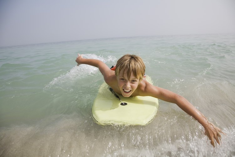 Las tablas de bodyboard pueden ser usadas por niños de todas las edades.