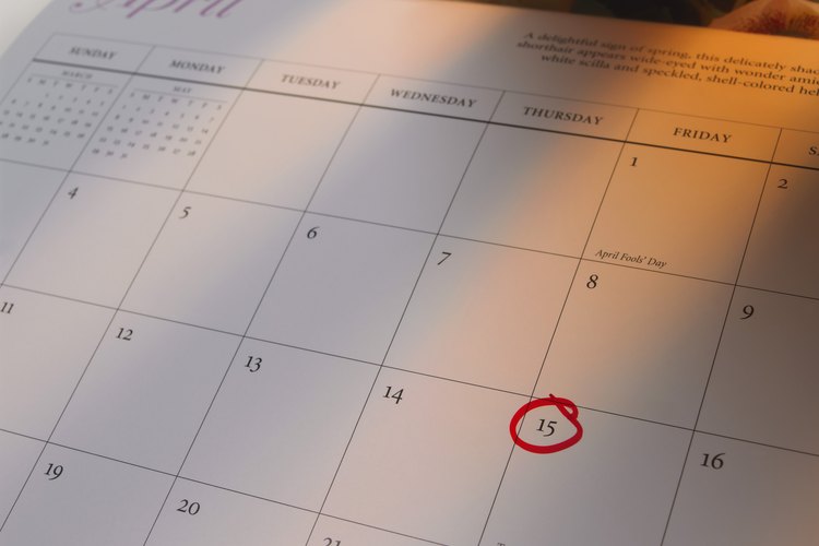Establece un calendario para completar tu plan.