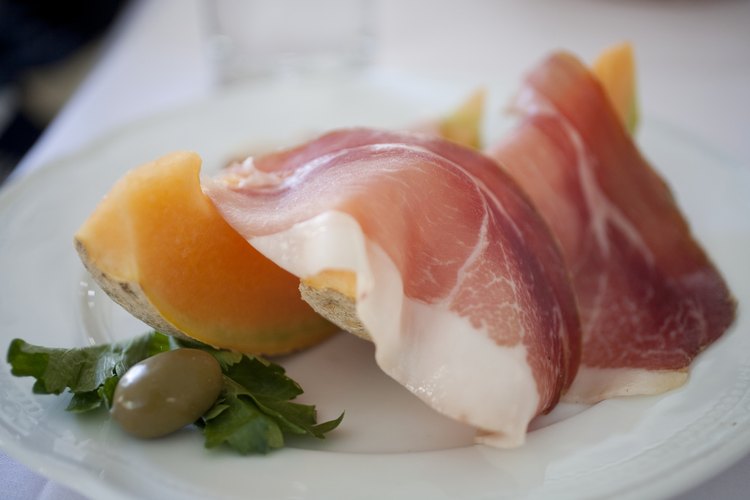 El prosciutto y el melón es una combinación clásica.